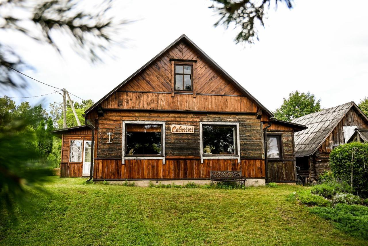 Idilliska Latgaliesu Lauku Maja Ar Melno Pirti Villa Aglona Exterior photo