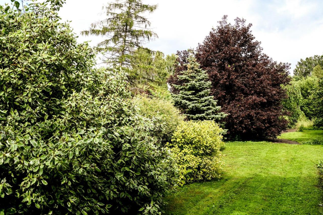 Idilliska Latgaliesu Lauku Maja Ar Melno Pirti Villa Aglona Exterior photo